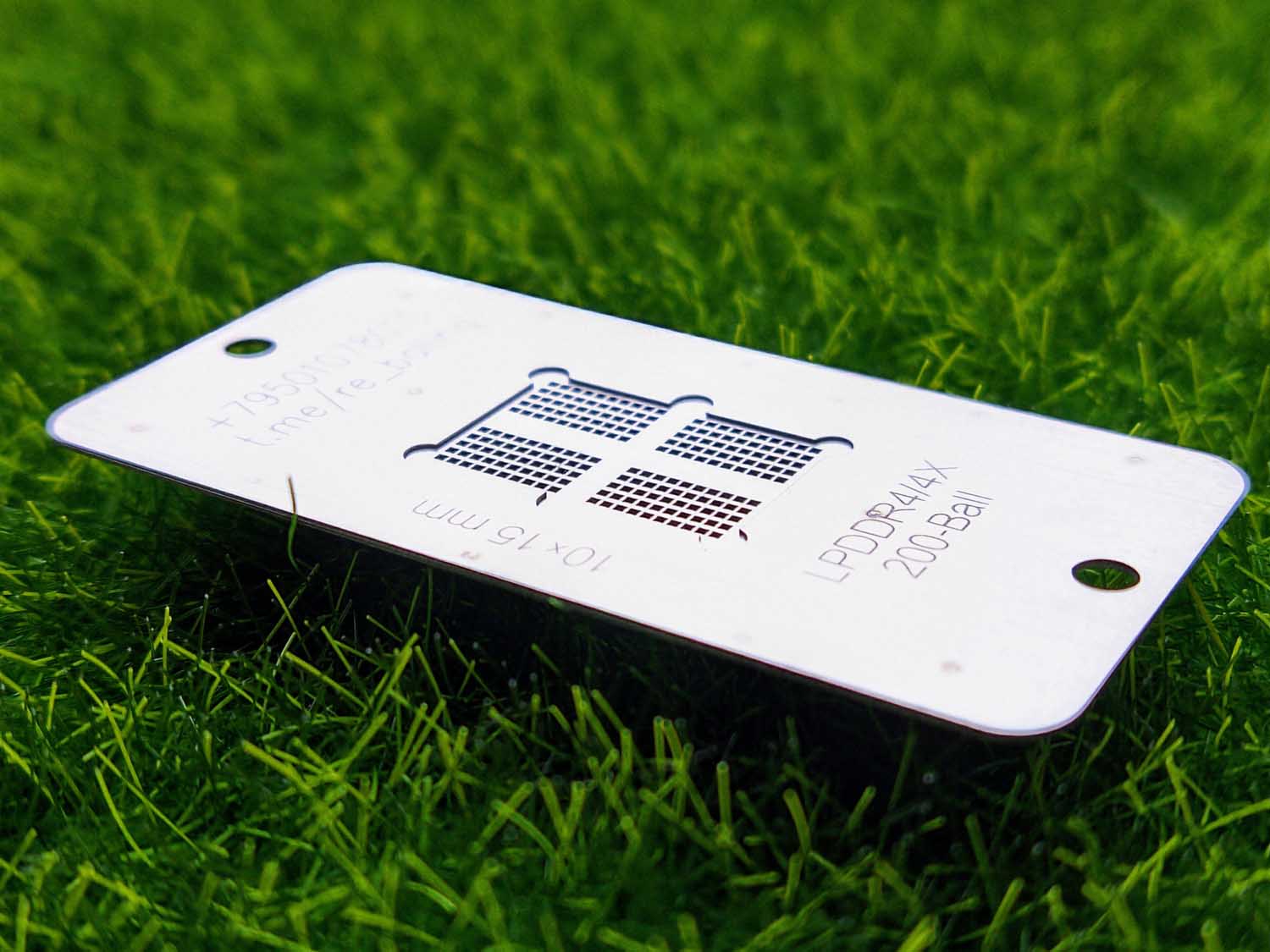 Трафарет прямого нагрева для микросхемы LPDDR4